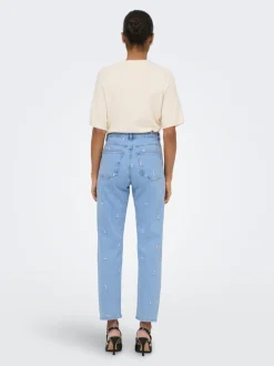 ONLEMILY Hög midja Rak passform Ankellängd Jeans