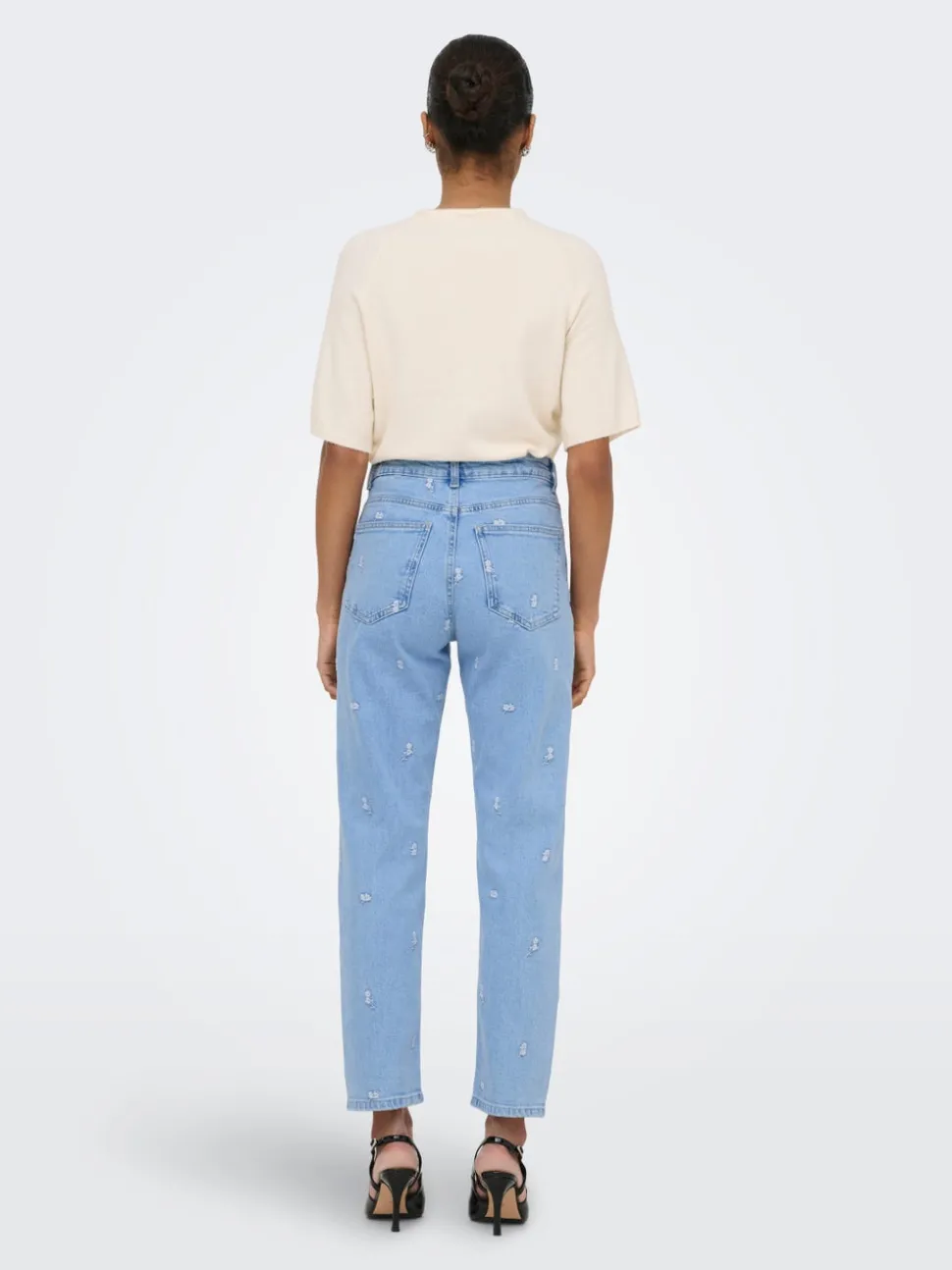 ONLEMILY Hög midja Rak passform Ankellängd Jeans