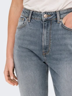 ONLEMILY Hög midja Rak passform Ankellängd Jeans