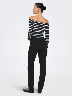 ONLEMILY Hög midja Rak passform Jeans