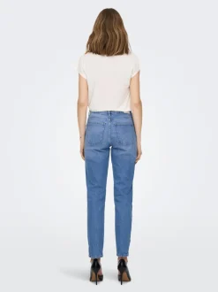 ONLEMILY Hög midja Rak passform Ankellängd Jeans