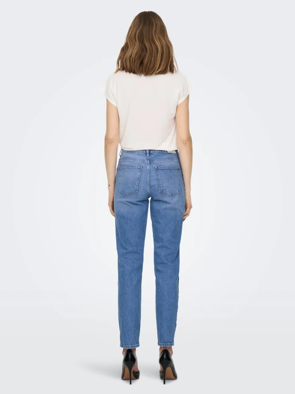 ONLEMILY Hög midja Rak passform Ankellängd Jeans