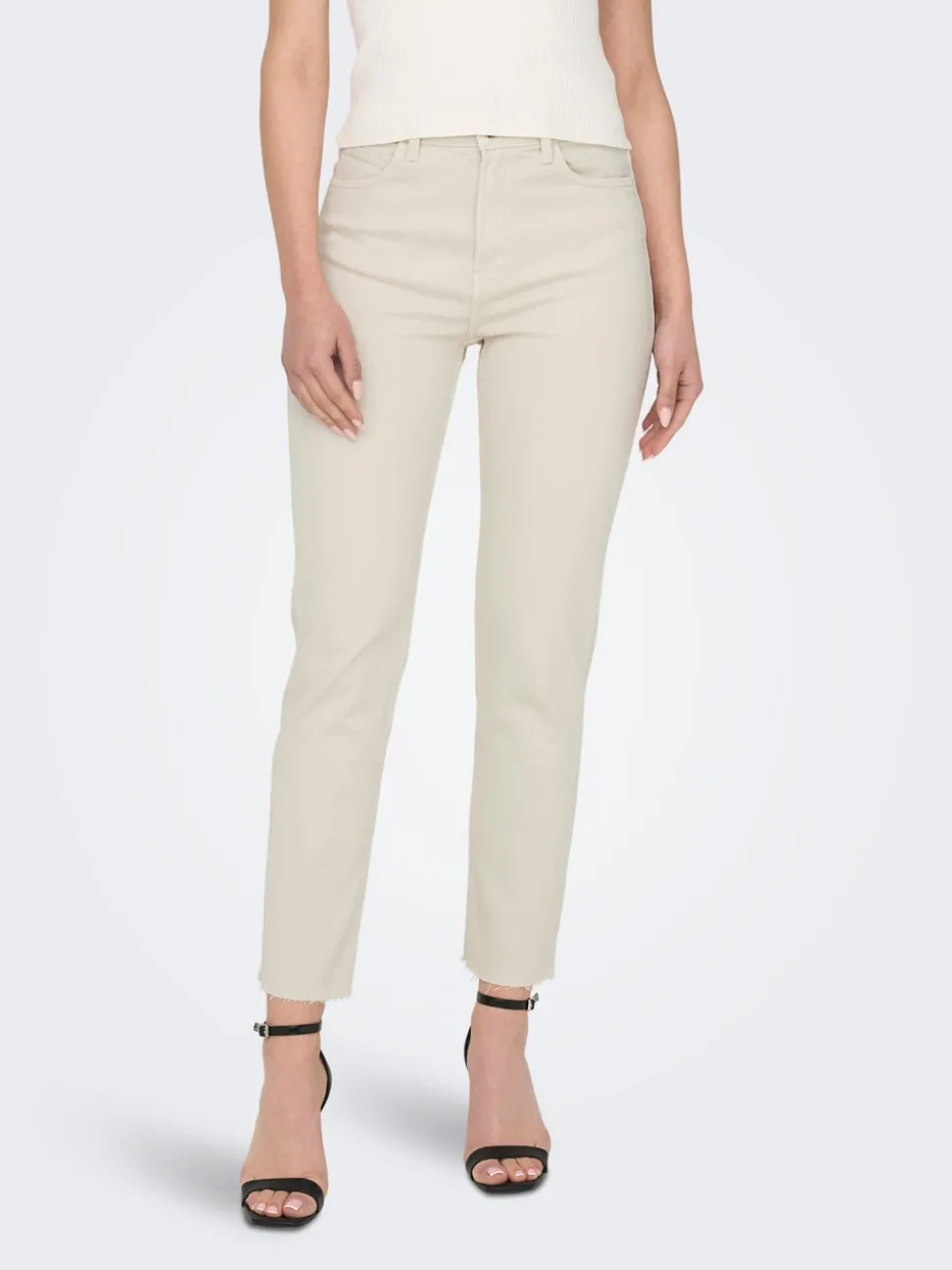 ONLEMILY Hög midja Rak passform Ankellängd Jeans