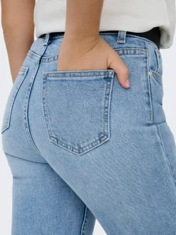ONLEMILY Hög midja Rak passform Ankellängd Jeans