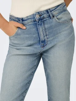 ONLEMILY Hög midja Rak passform Ankellängd Jeans
