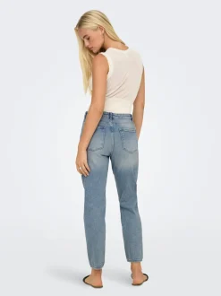 ONLEMILY Hög midja Rak passform Ankellängd Jeans
