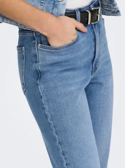 ONLEMILY Hög midja Rak passform Ankellängd Jeans