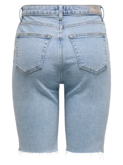 ONLEMILY Hög midja Rak passform Denimshorts