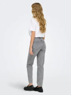 ONLEMILY Hög midja Rak passform Ankellängd Jeans