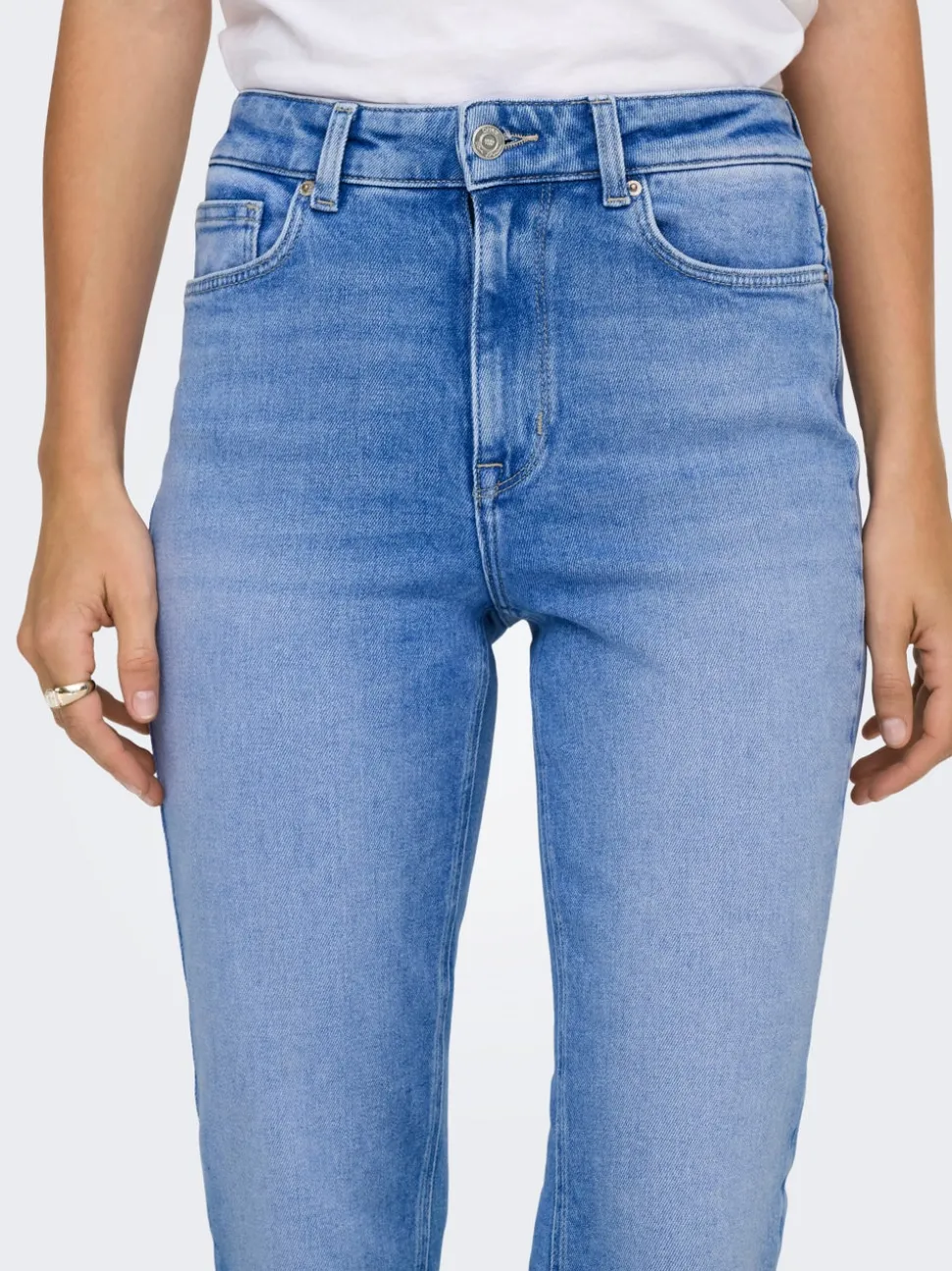 ONLEMILY Hög midja Rak passform Ankellängd Jeans
