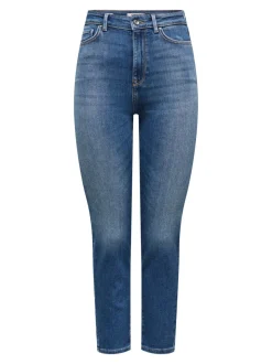 ONLEMILY Hög midja Rak passform Ankellängd Jeans