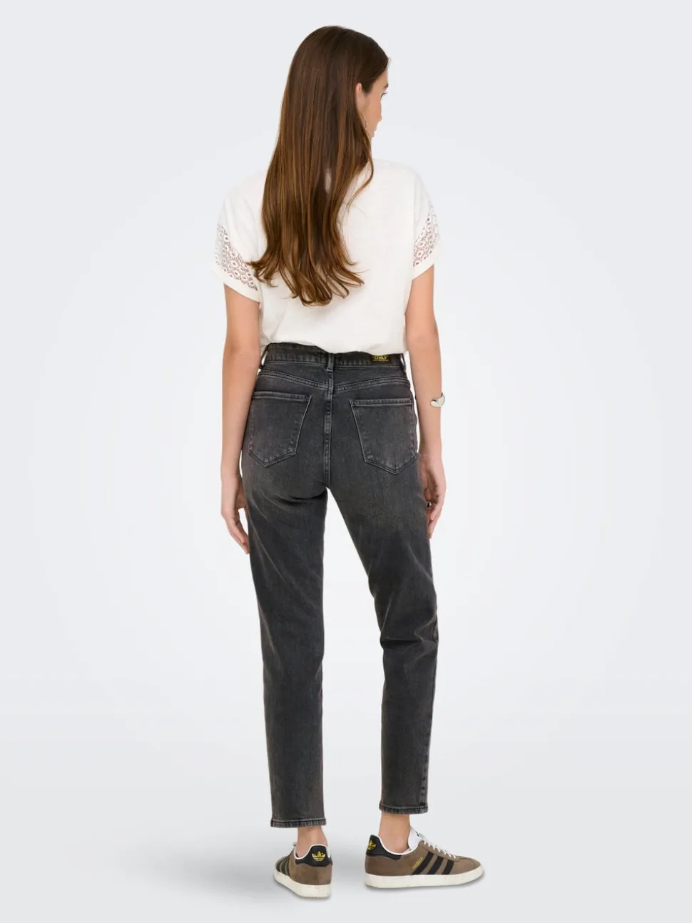 ONLEMILY Hög midja Rak passform Ankellängd Jeans