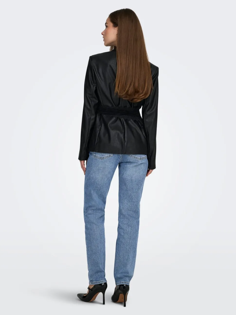 ONLEMILY Hög midja Rak passform Ankellängd Jeans