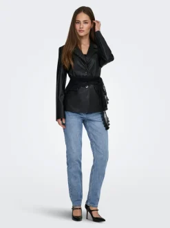 ONLEMILY Hög midja Rak passform Ankellängd Jeans