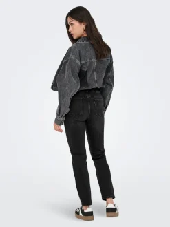 ONLEMILY Hög midja Rak passform Ankellängd Jeans