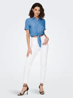ONLEMILY Hög midja Rak passform Ankellängd Jeans