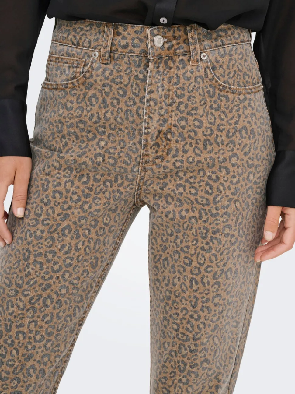 ONLEMILY Hög midja Rak passform Ankellängd Jeans