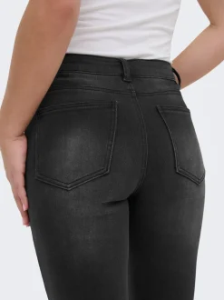 ONLEMILY-MILA Hög midja Rak passform Ankellängd Jeans