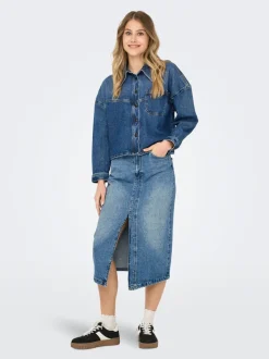 ONLENYA Denim Jeanskjol Midikjol