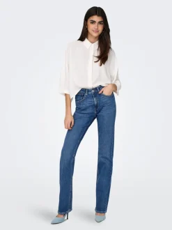 ONLEVERLY Medelhög midja Bootcut Fit Jeans