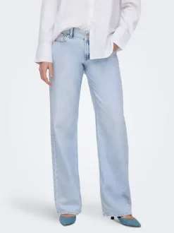 ONLEZRA Låg midja Vida ben Jeans