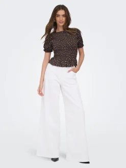 ONLFRANCESCA Medelhög midja Vida ben Jeans