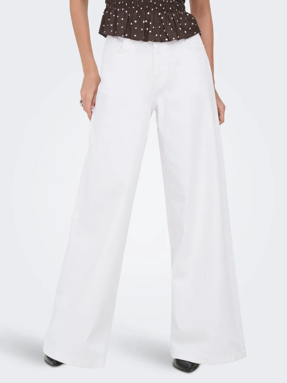 ONLFRANCESCA Medelhög midja Vida ben Jeans