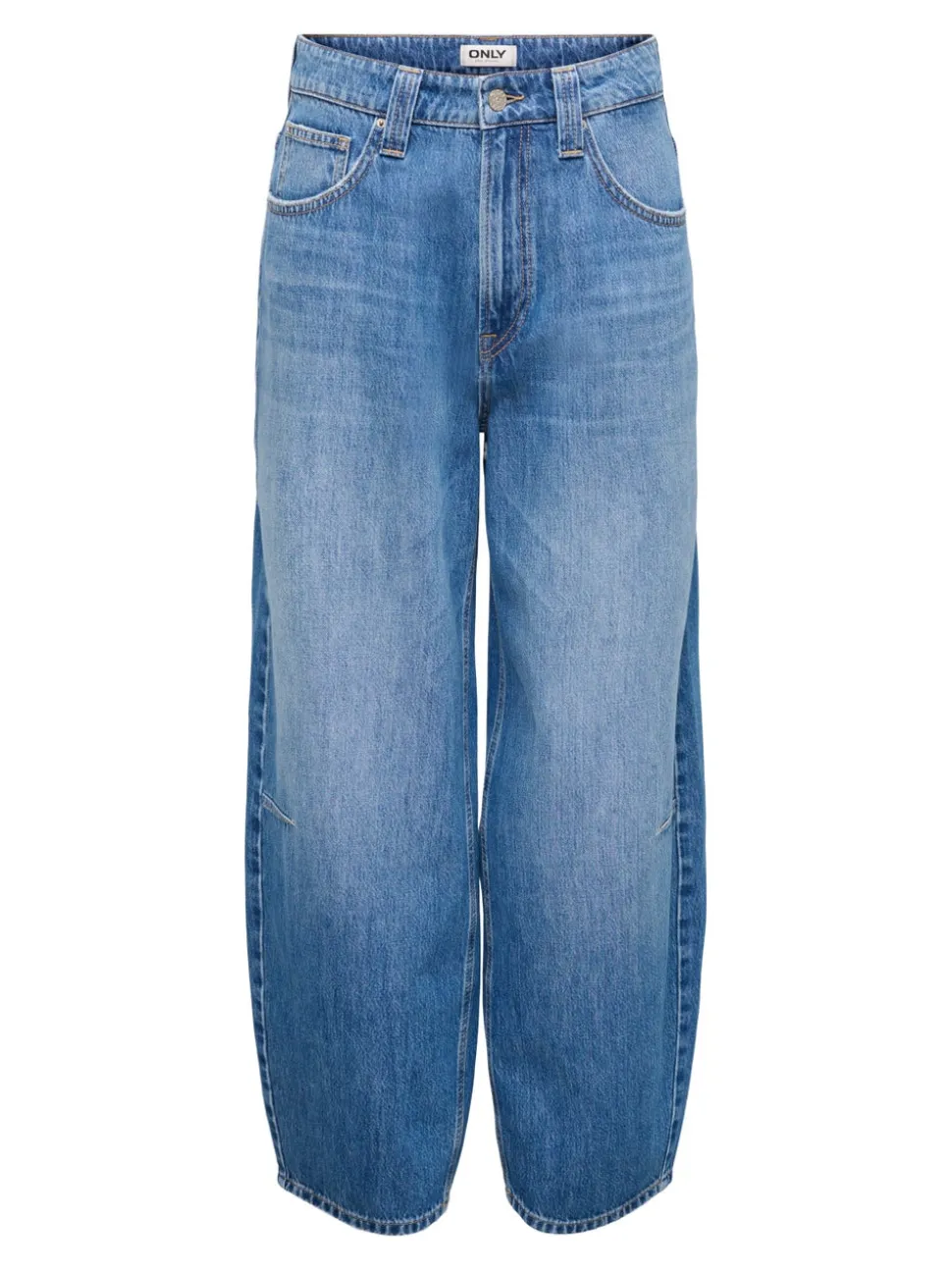 ONLFRANKIE Hög midja Barrel-passform Ankellängd Jeans