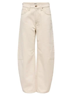 ONLFRANKIE Hög midja Barrel-passform Beskuren Jeans
