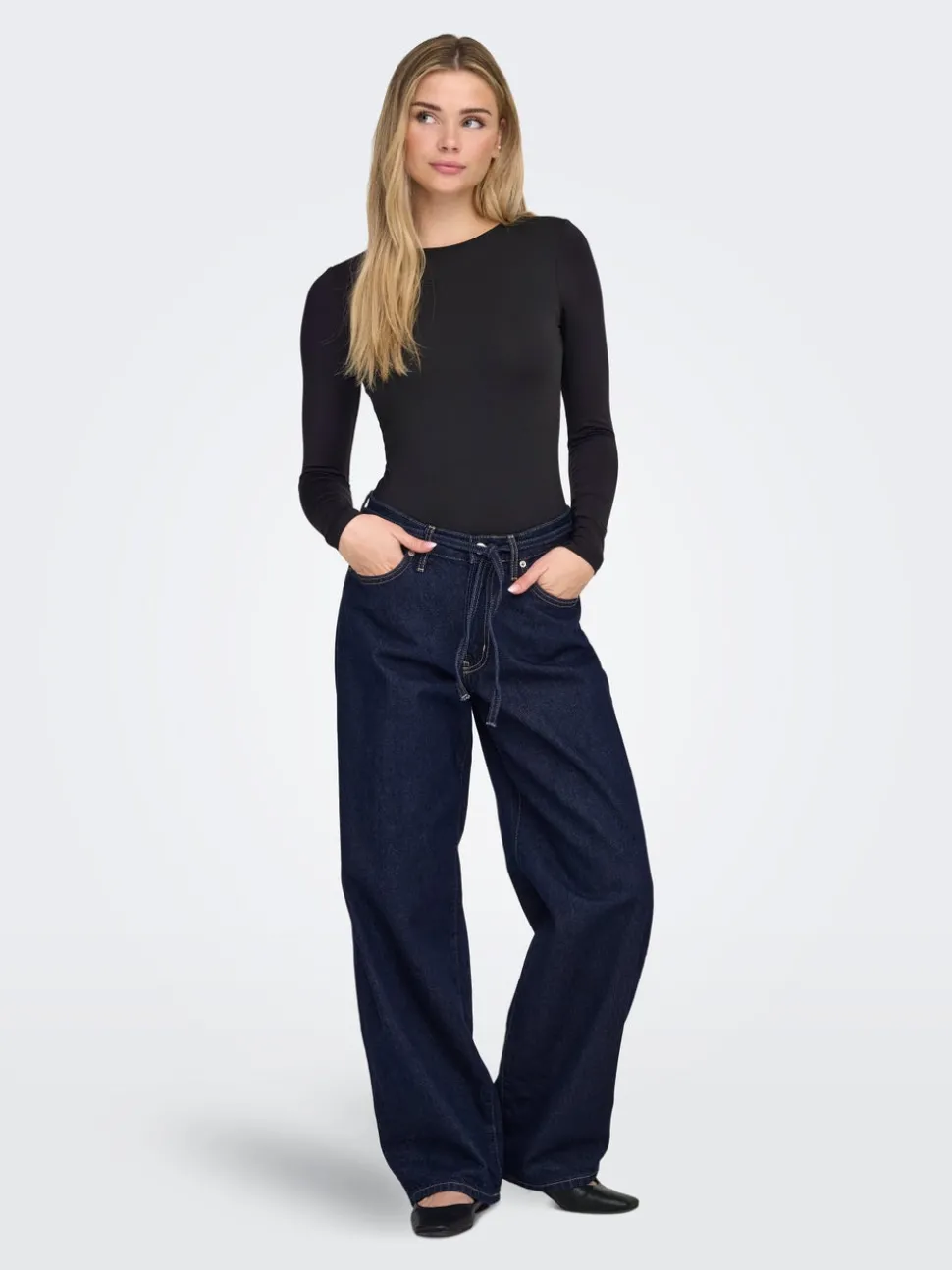 ONLGIANNA Medelhög midja Balloon Fit Jeans
