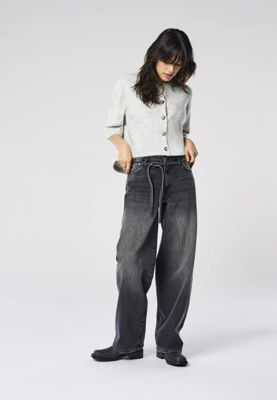 ONLGIANNA Medelhög midja Balloon Fit Jeans