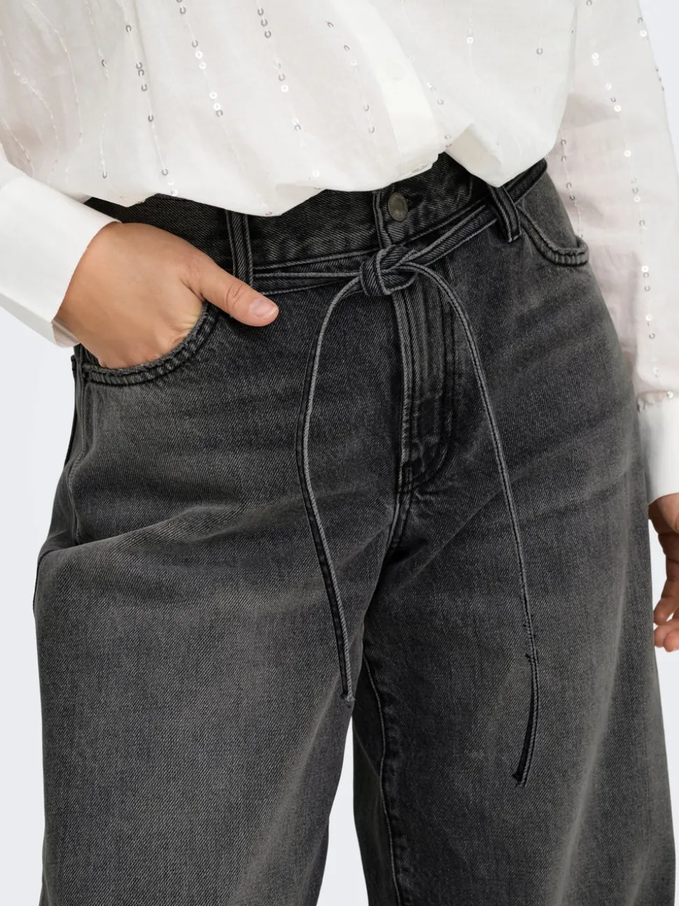 ONLGIANNA Medelhög midja Balloon Fit Jeans