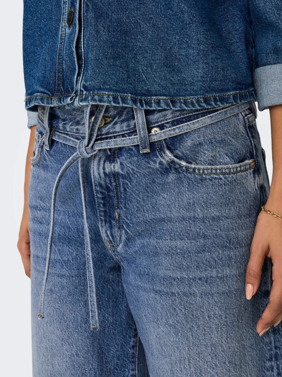 ONLGIANNA Medelhög midja Balloon Fit Jeans