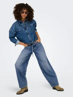 ONLGIANNA Medelhög midja Balloon Fit Jeans