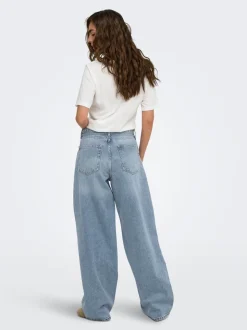 ONLGIANNA Medelhög midja Rak passform Jeans
