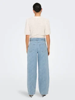 ONLGIANNA Medelhög midja Rak passform Jeans
