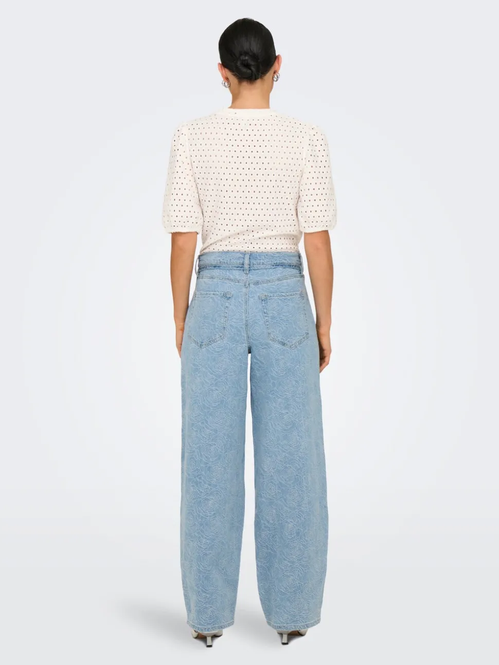 ONLGIANNA Medelhög midja Rak passform Jeans