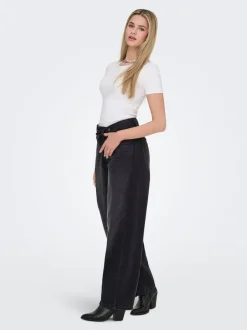 ONLGIORGIA Medelhög midja Baggy Fit Jeans