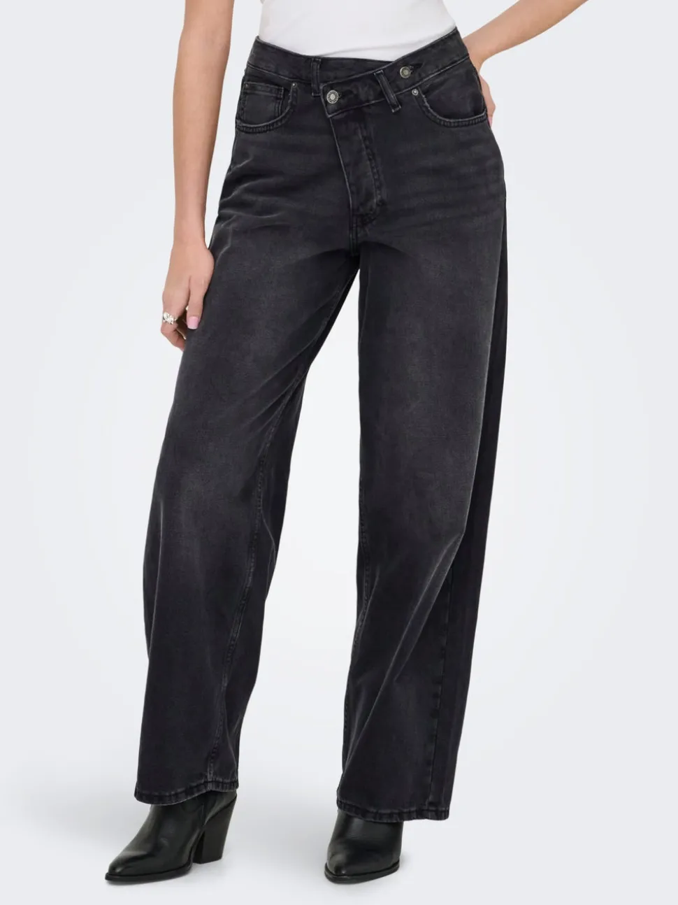 ONLGIORGIA Medelhög midja Baggy Fit Jeans