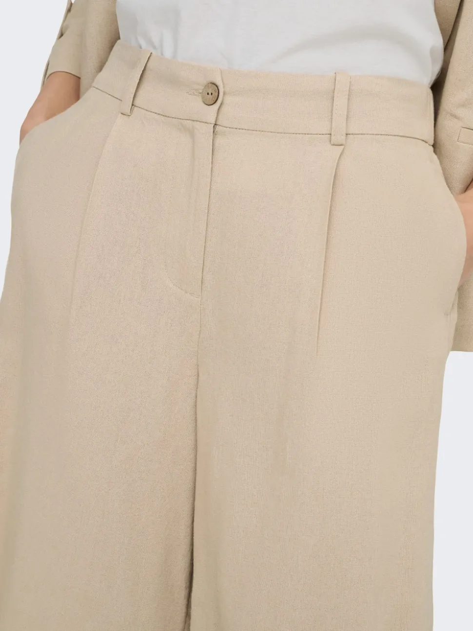 ONLGOA Lös passform Linne Shorts