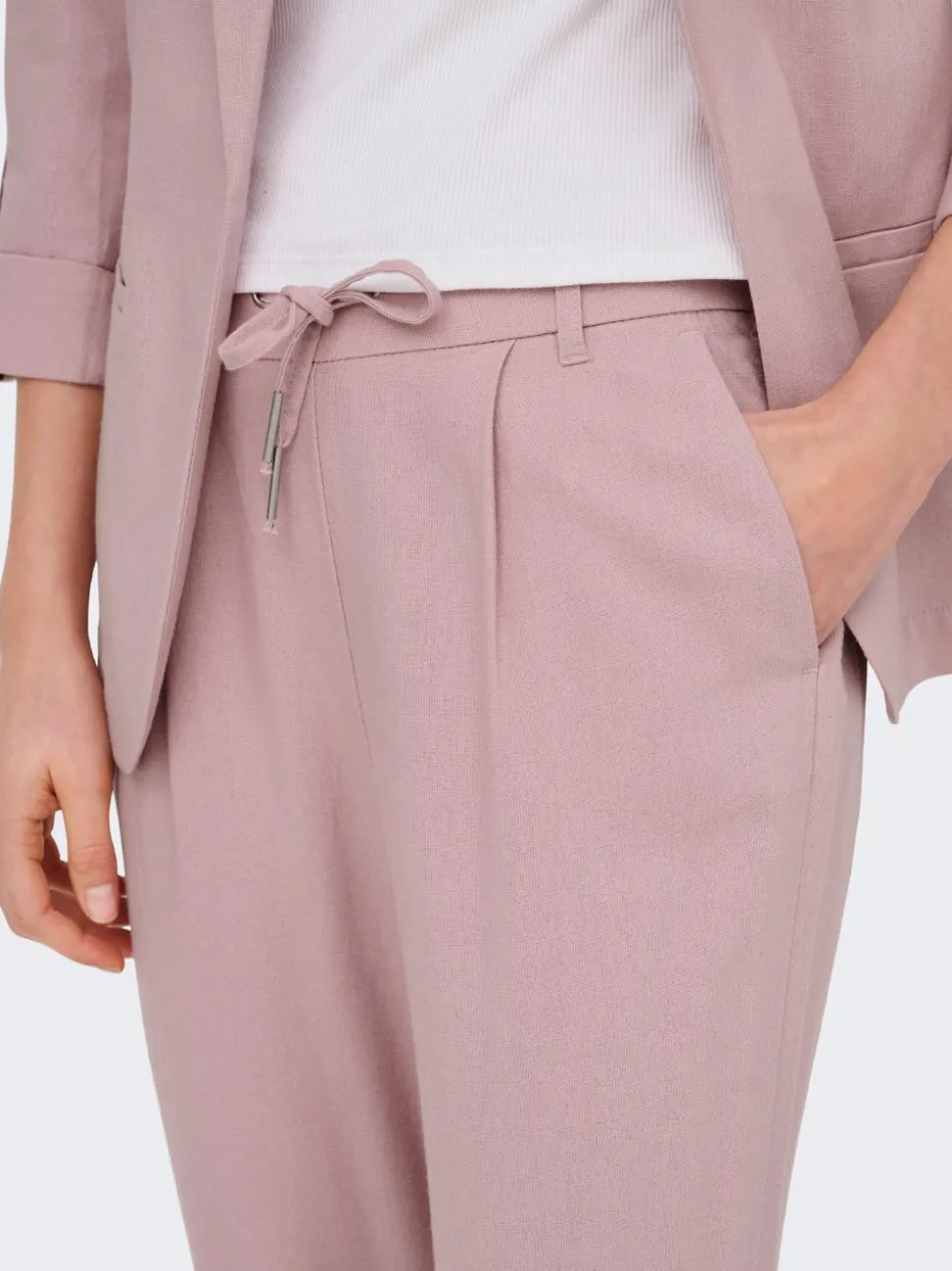 ONLGOA-POPTRASH Comfort fit Linne Byxor
