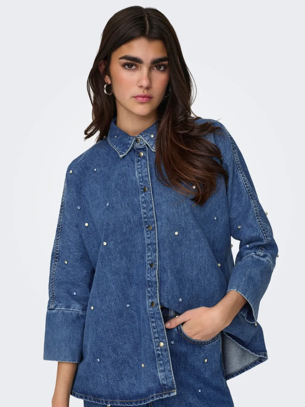 ONLGRACE Denimskjorta