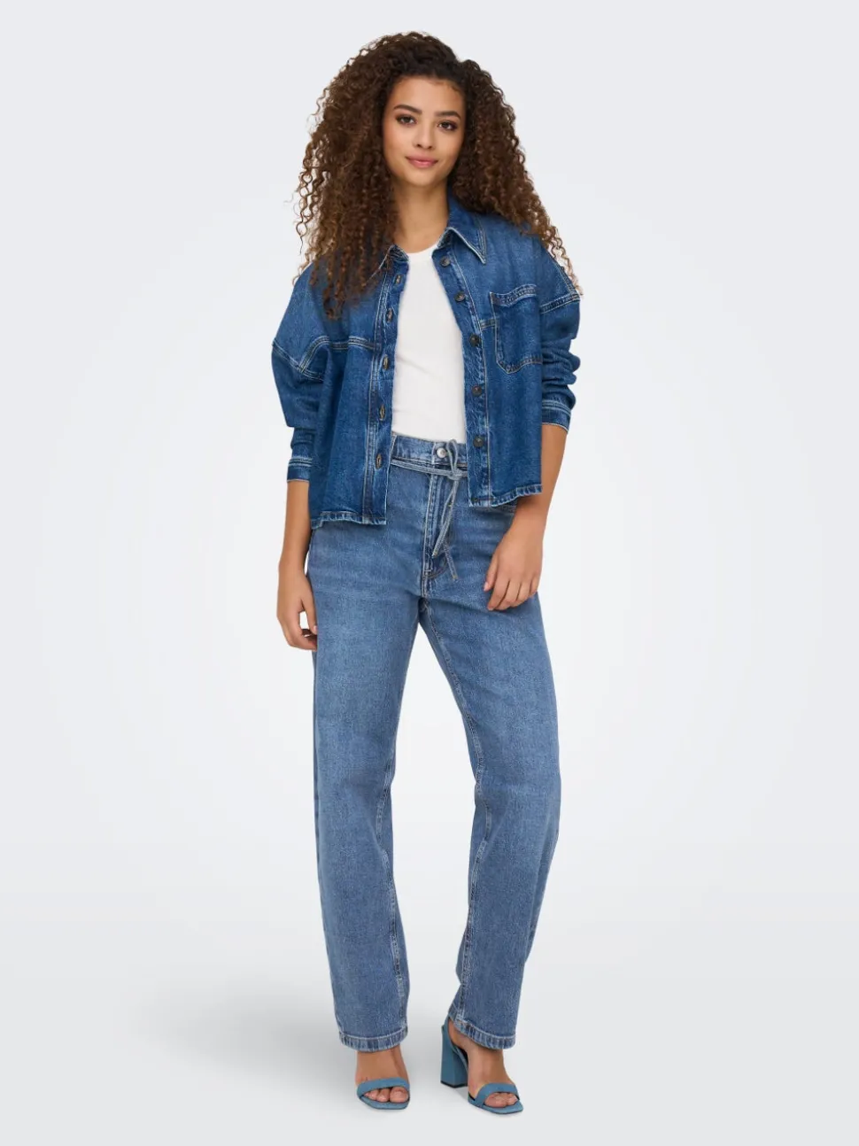 ONLGYPSY Hög midja Slim Straight Fit Jeans