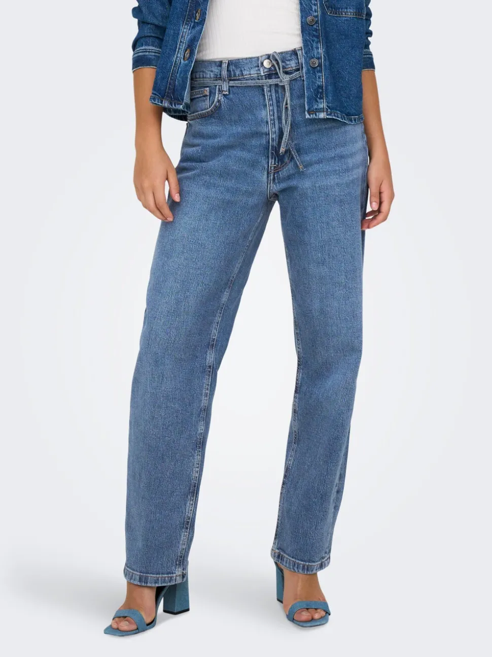 ONLGYPSY Hög midja Slim Straight Fit Jeans