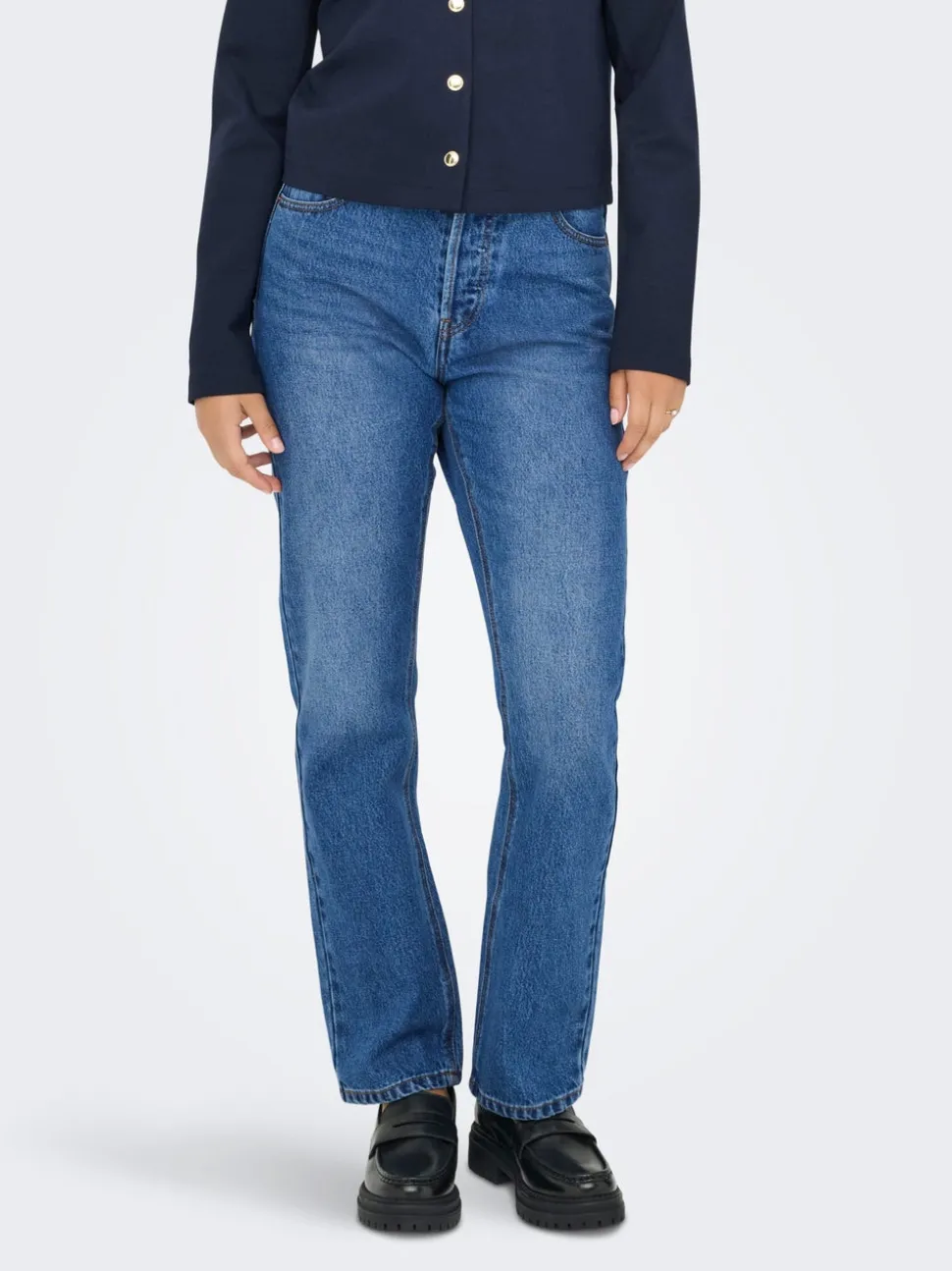ONLHAZEL Hög midja Rak passform Jeans