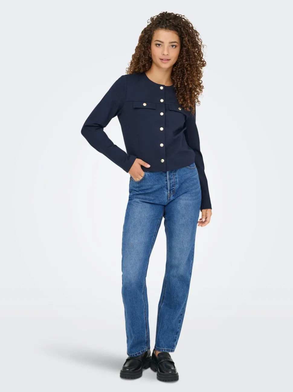 ONLHAZEL Hög midja Rak passform Jeans