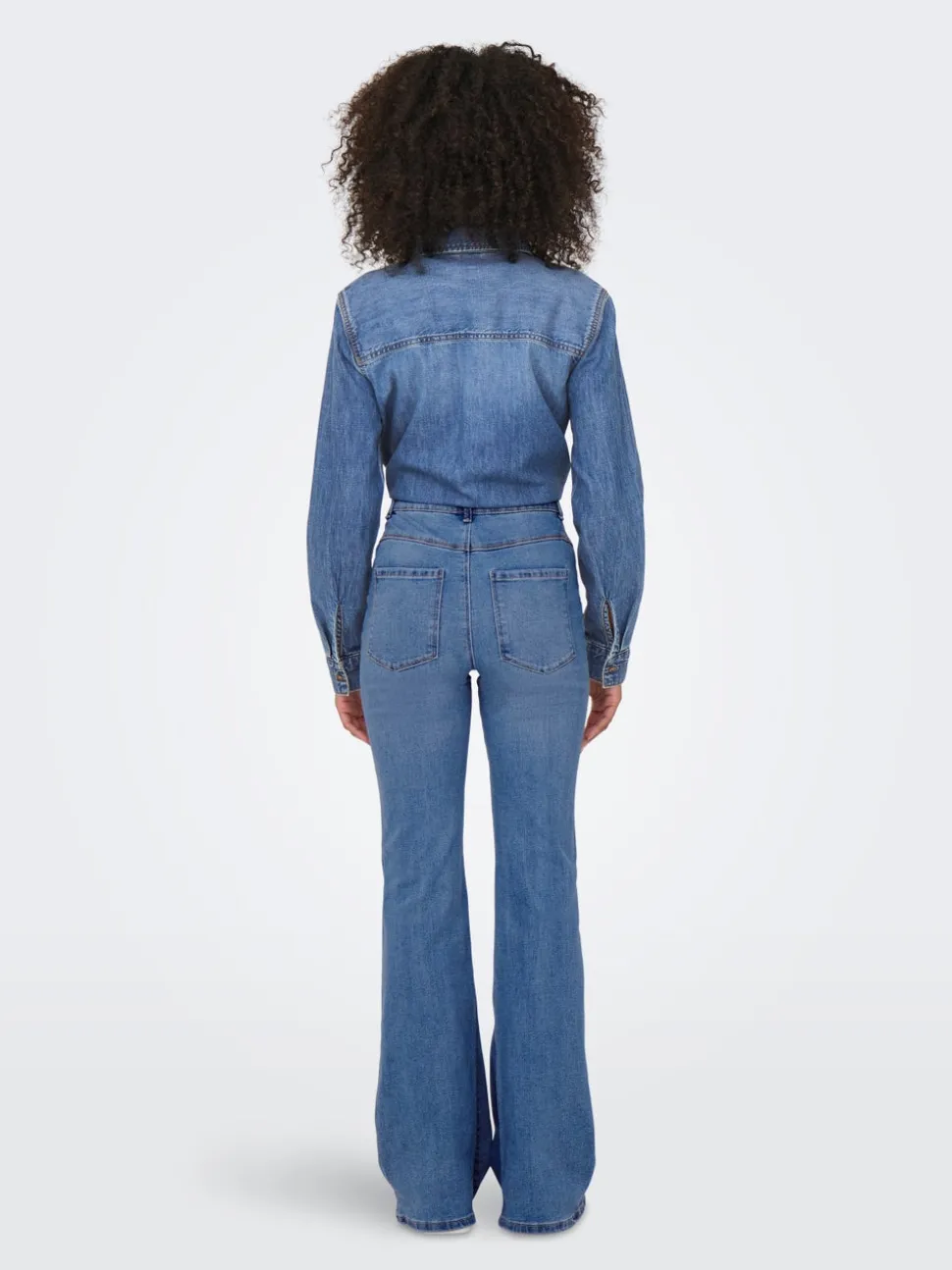 ONLHENNI Hög midja Utsvängd passform Jeans