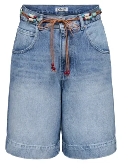 ONLHOLLIE Hög midja Normal passform Denimshorts