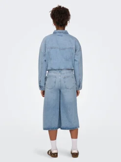 ONLHOPE Hög midja Cropped Fit Lång Jeans