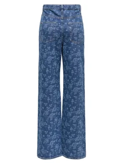 ONLHOPE Hög midja Vida ben Ankellängd Jeans
